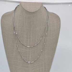 Michael Kors 20" Station Necklace in Sterling